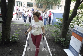 На территории Нижегородской областной клинической больницы имени Н.А.Семашко открылась оздоровительная дорожка для пациентов «Тропа здоровья»
