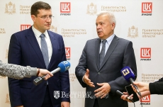Глеб Никитин и Вагит Алекперов обсудили ход реализации инвестпроектов в Нижегородской области