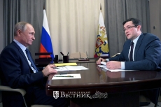 Глеб Никитин доложил Владимиру Путину о ситуации с распространением коронавируса в регионе