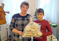  Е.А. Титова с внуком Максимом Сытиным
