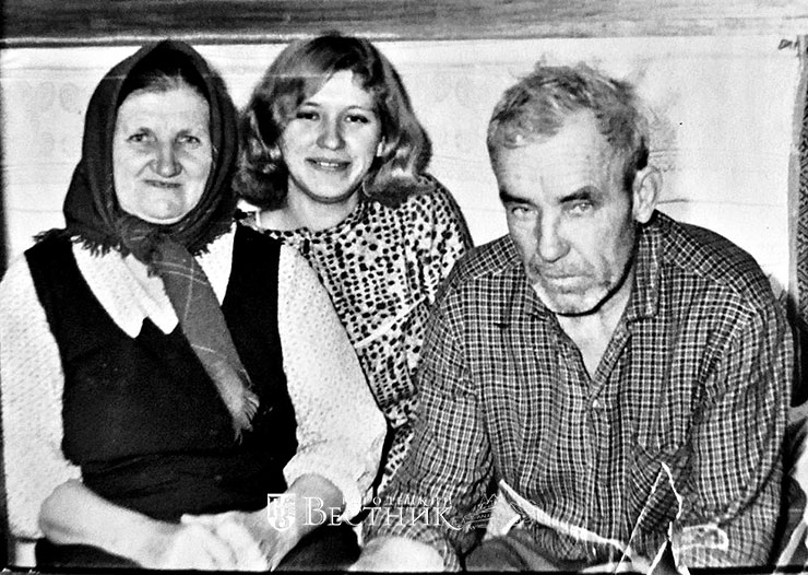 С.И. Золин с супругой и дочерью