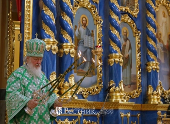 Святейший Патриарх Московский и всея Руси возглавил чин Великого освящения Успенского собора в Сарове