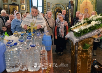 Водоосвящение в Феодоровском соборе Городецкого Феодоровского мужского монастыря