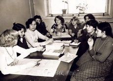 1978 г. Заседание комитета комсомола фабрики