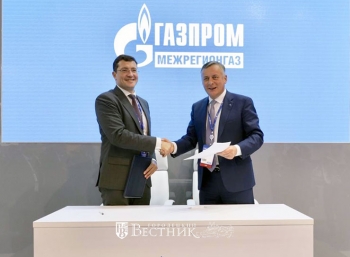 Глеб Никитин и Сергей Густов подписали протокол о намерениях между Нижегородской областью и ООО «Газпром межрегионгаз»