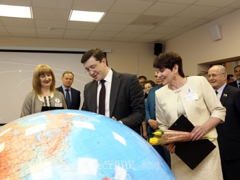 Глава Нижегородской области Глеб Никитин открыл новый детский сад в п. Новинки