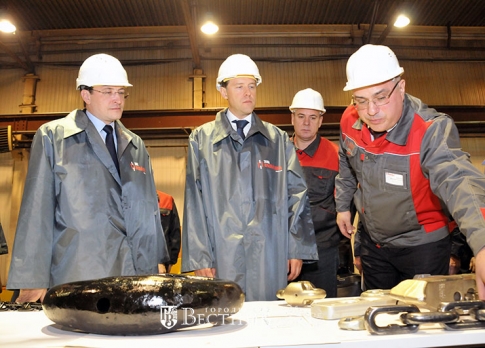 Глеб Никитин и Денис Мантуров посетили завод «Красный якорь»  в Нижнем Новгороде