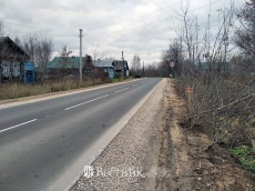 Дорогу к отдаленным селам Лысковского района отремонтировали по новой технологии