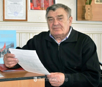 Анатолий Васильевич Тарасов, член президиума Совета ветеранов Лысковского района: